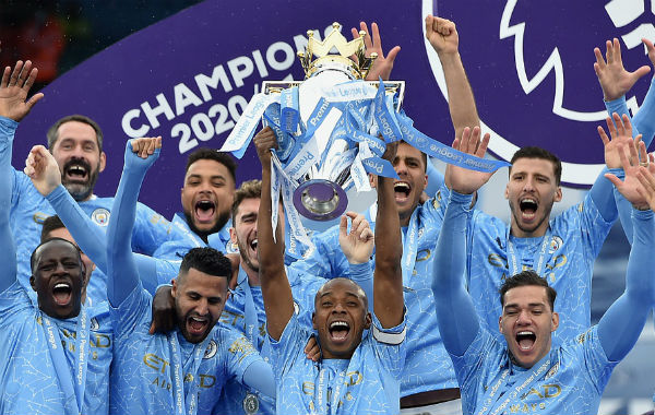 2020-21赛季曼城获得<a href=/zuqiush/yingchao/ target=_blank class=infotextkey>英超</a>冠军