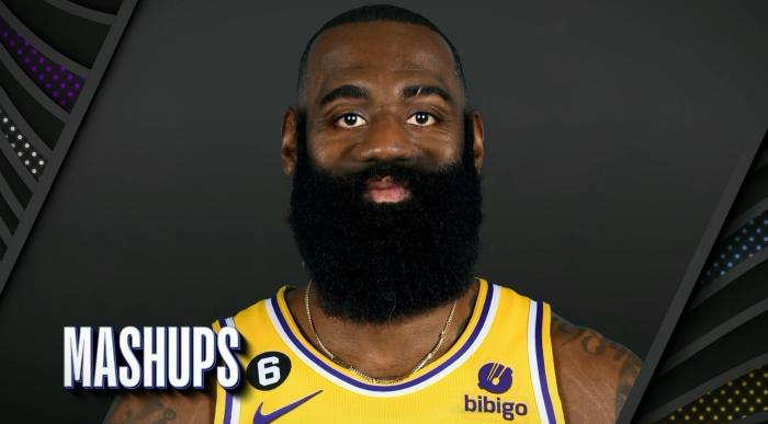 詹姆斯+哈登合体照引热议 戴维斯+安东尼毫无违和感相当于发胖的浓眉