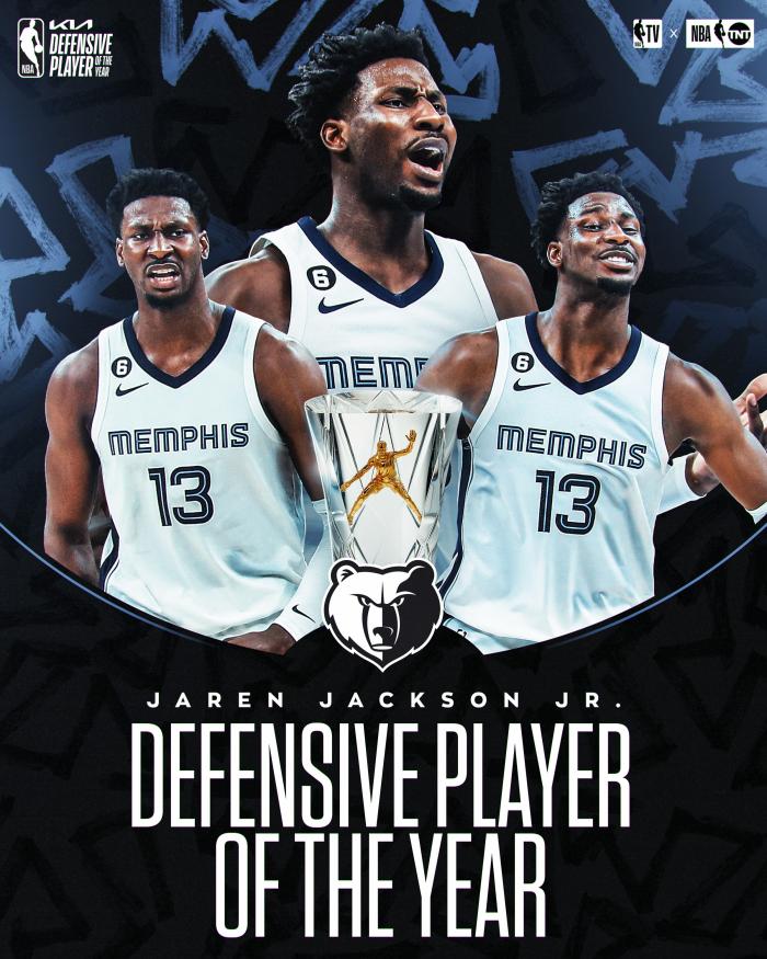 官宣杰克逊夺得最佳防守球员：荣获首个奥拉朱旺奖杯