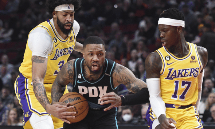 利拉德40+8记三分狂刷纪录：两度压哨三分太狠 送湖人耻辱惨败