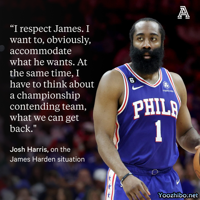 76人老板回应哈登闹剧：我愿劝他留下 我尊重他但也需考虑球队利益
