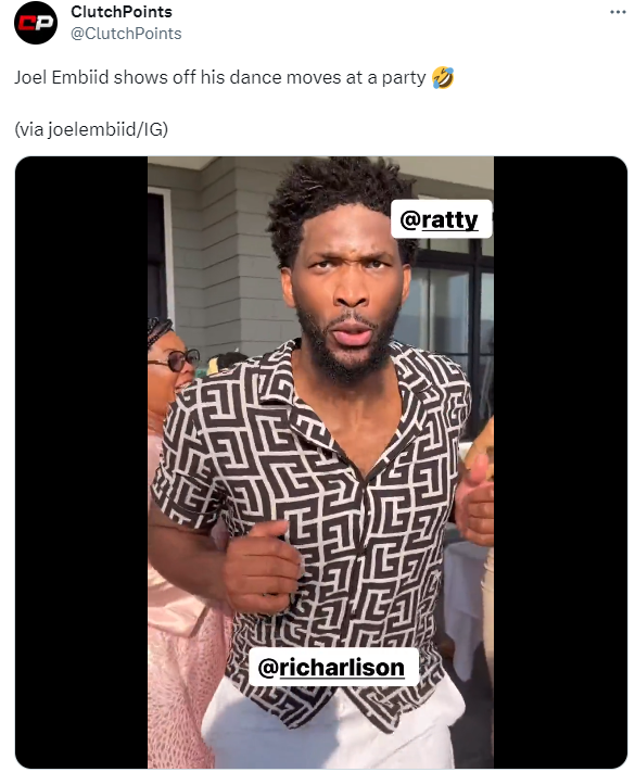 恩比德搞怪跳舞突然大笑！不受哈登闹剧影响？名记：76人在赌快船绝望