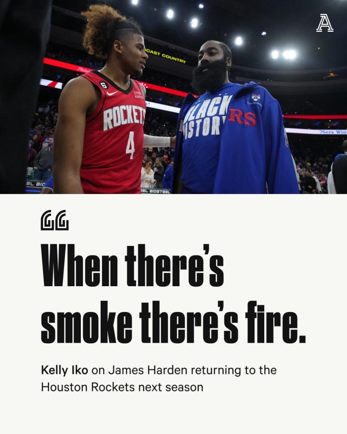 曝哈登下赛季大概率重返火箭 或因拿不到2.7亿顶薪而离开76人