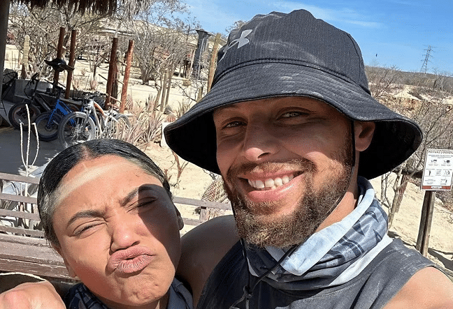 爱的冒险！库里假期太刺激，阿耶莎晒照，开着越野摩托大喊